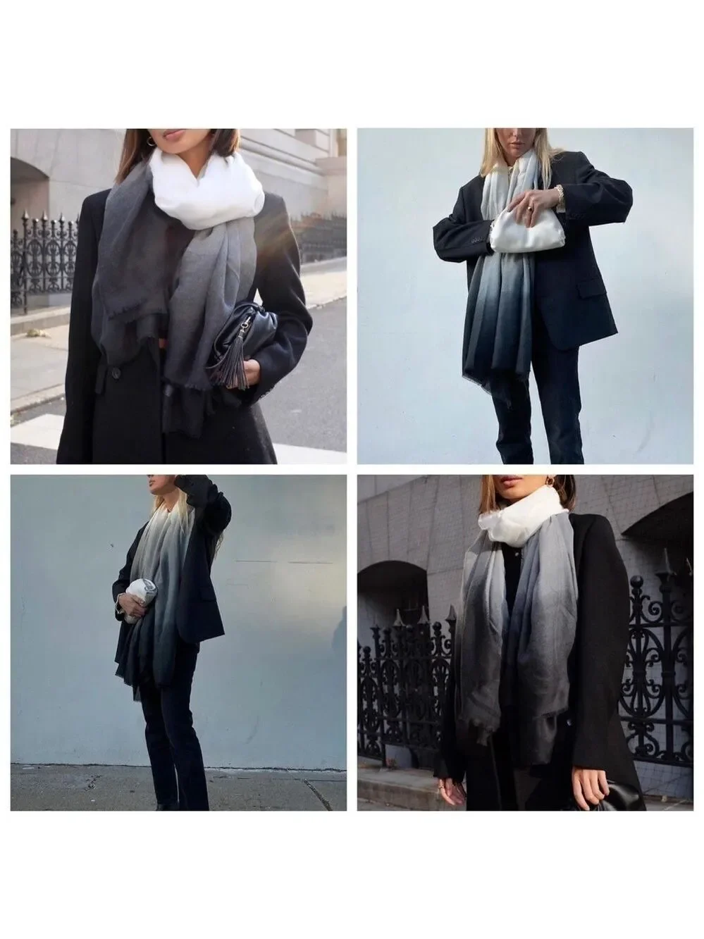 Cushnie Horizon Ombre Scarf